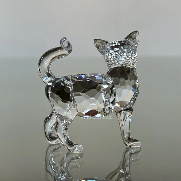 SOLD - Swarovski Crystal The Peaceful Countryside Mother Cat Standing 861914 - Picture 6 of 11